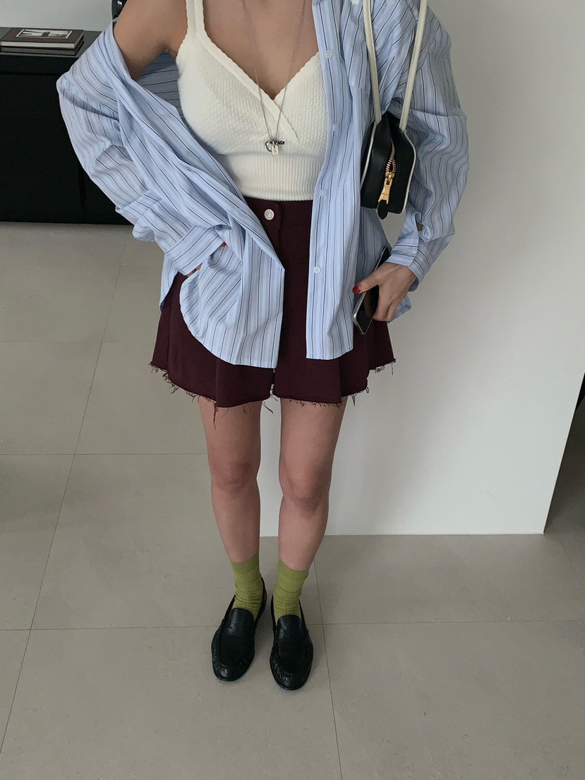 REVE CITE-L韓國直郵實拍女士新品職業熱賣短褲不含腰帶REVE CITE-L短褲