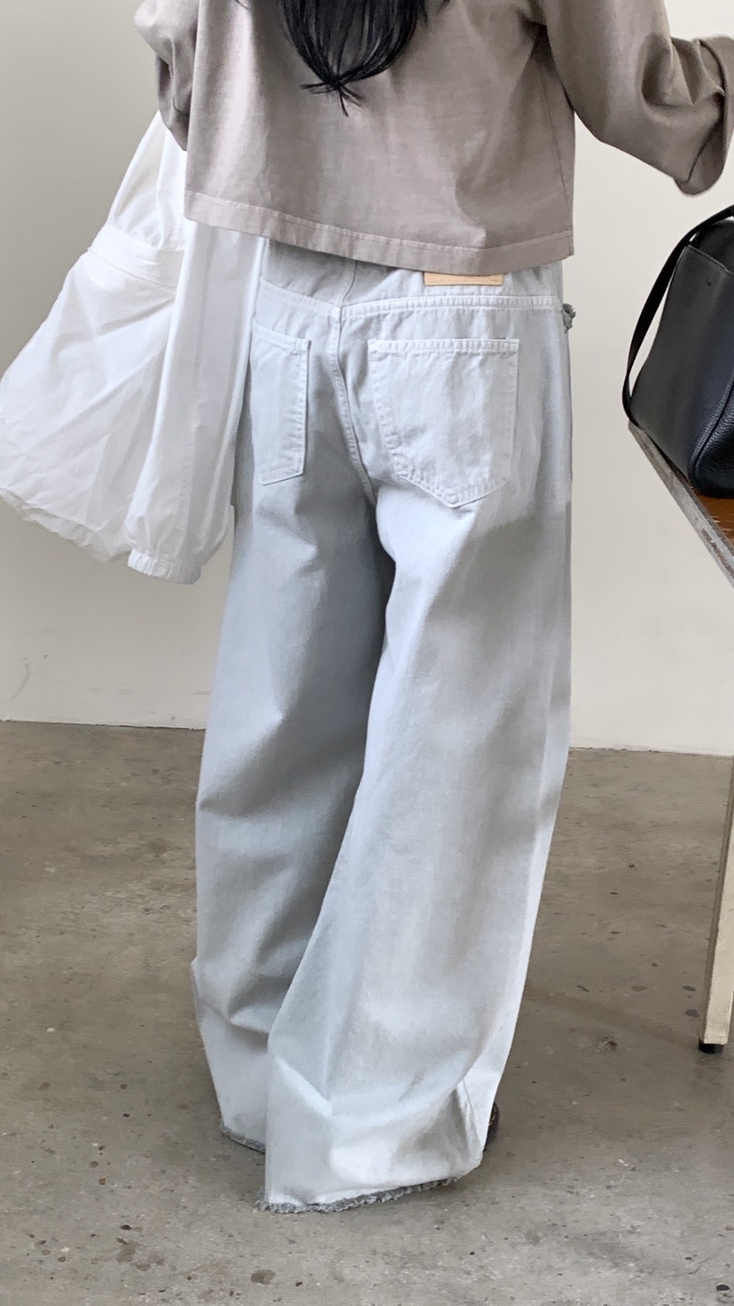 OVER RICH韓國東大門直郵女士新款時尚熱賣26春夏牛仔褲OVER RICH牛仔褲