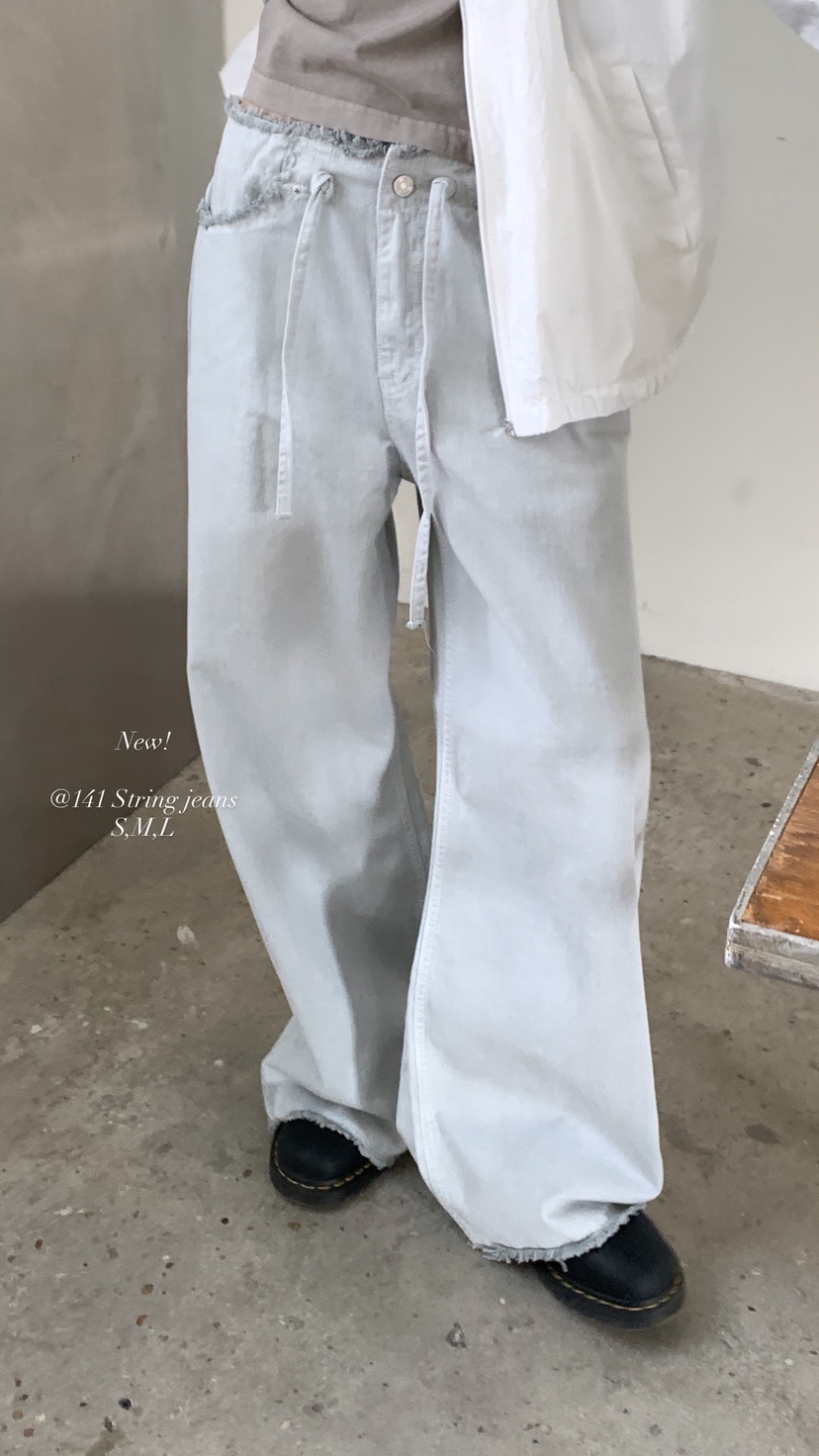 OVER RICH韓國東大門直郵女士新款時尚熱賣26春夏牛仔褲OVER RICH牛仔褲