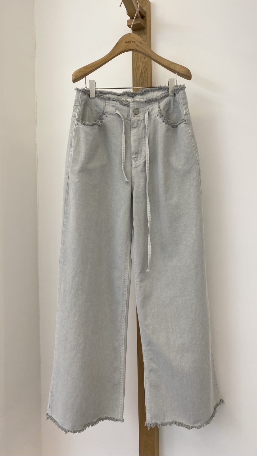 OVER RICH韓國東大門直郵女士新款時尚熱賣26春夏牛仔褲OVER RICH牛仔褲圖色1
