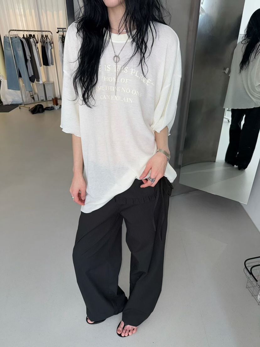 MINIMUZE韓國東大門直郵女裝新品熱賣職業26春夏休閑推薦T恤MINIMUZET恤