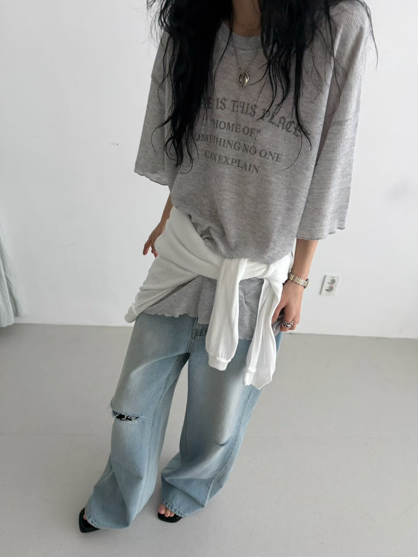 MINIMUZE韓國東大門直郵女裝新品熱賣職業26春夏休閑推薦T恤MINIMUZET恤