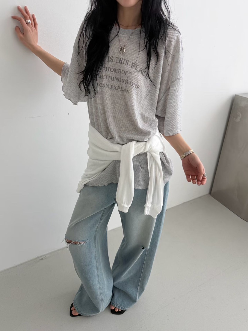 MINIMUZE韓國東大門直郵女裝新品熱賣職業26春夏休閑推薦T恤MINIMUZET恤