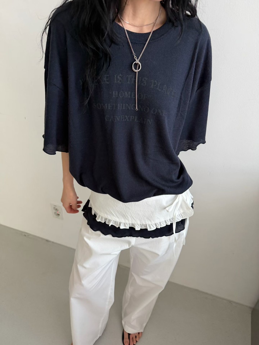 MINIMUZE韓國東大門直郵女裝新品熱賣職業26春夏休閑推薦T恤MINIMUZET恤