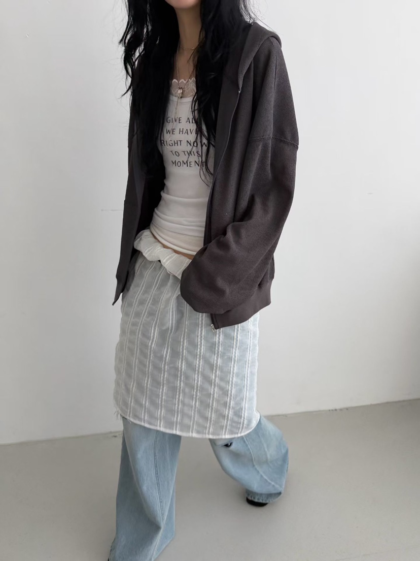 MINIMUZE韓國代購女士新品時尚推薦26春夏休閑半身裙中短裙MINIMUZE半身裙/中短裙