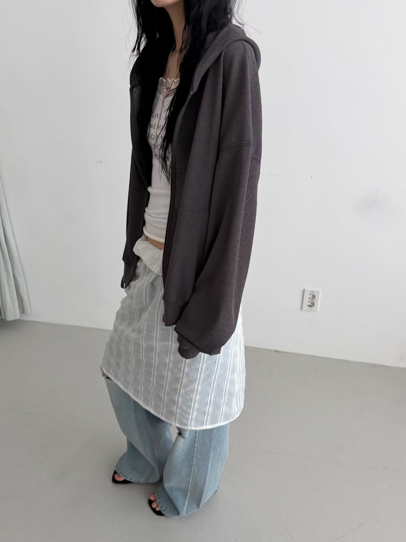 MINIMUZE韓國代購女士新品時尚推薦26春夏休閑半身裙中短裙MINIMUZE半身裙/中短裙