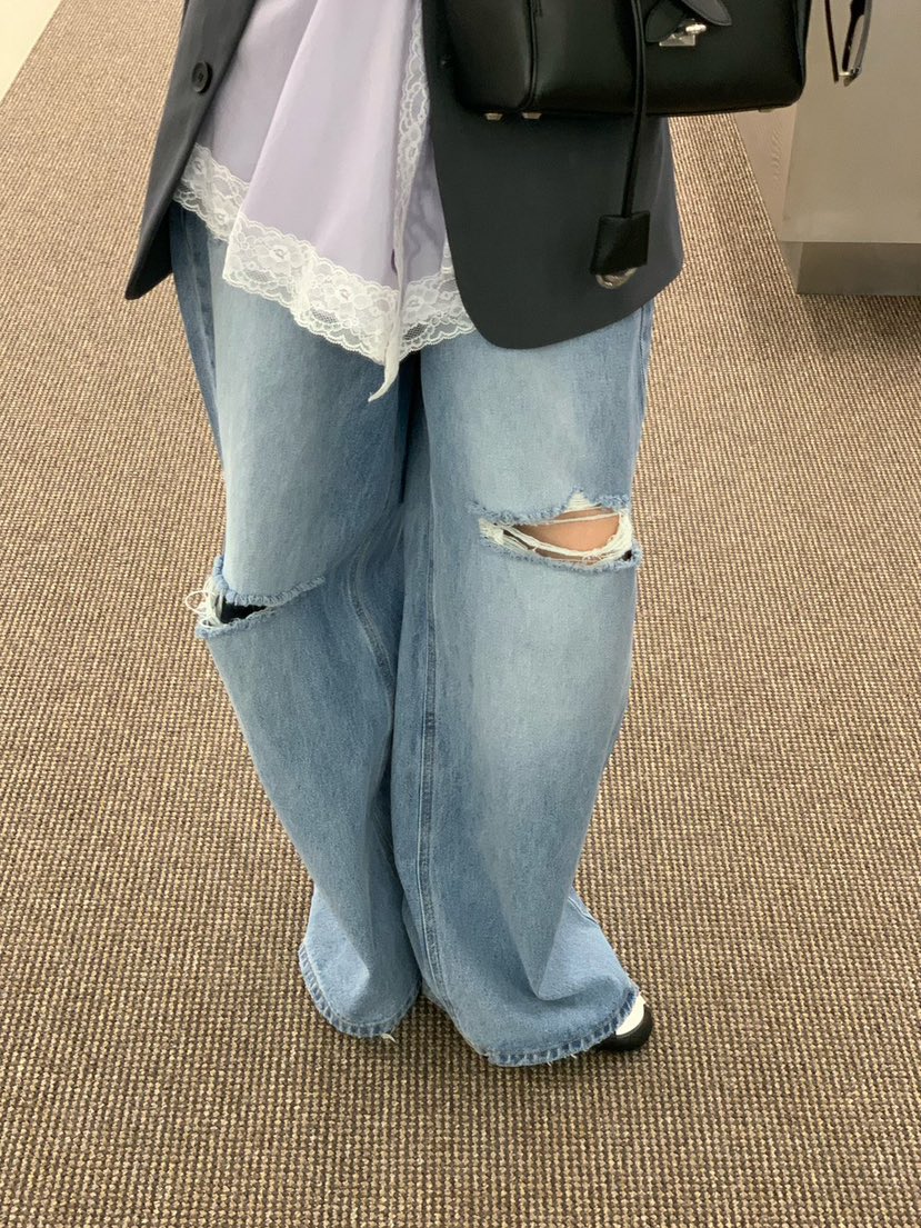 REVE CITE-L韓國直郵實拍女士新款時尚人氣休閑推薦牛仔褲REVE CITE-L牛仔褲