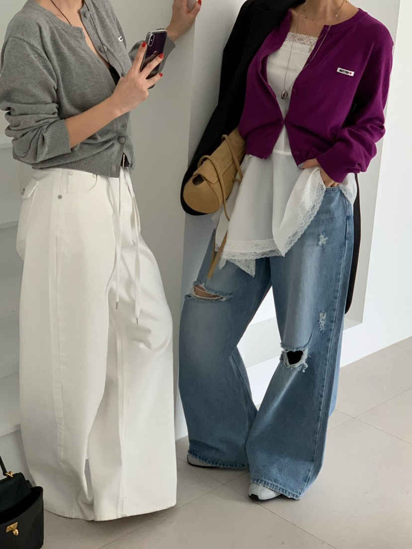 REVE CITE-L韓國直郵實拍女士新款時尚人氣休閑推薦牛仔褲REVE CITE-L牛仔褲