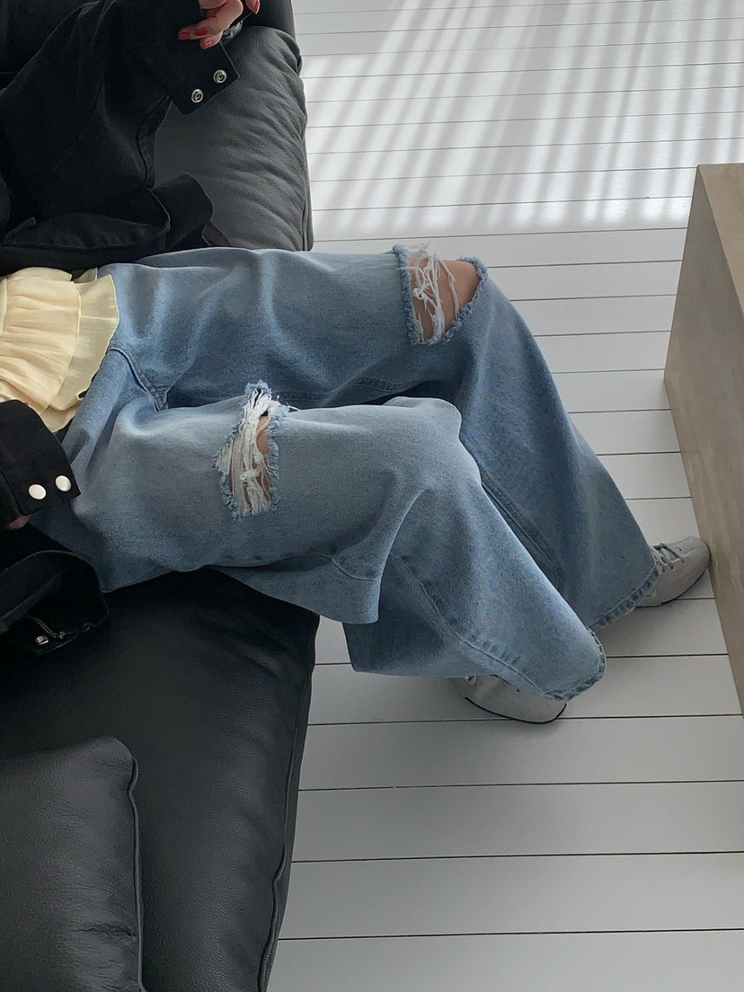 REVE CITE-L韓國直郵實拍女士新款時尚人氣休閑推薦牛仔褲REVE CITE-L牛仔褲