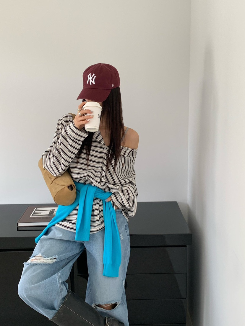 REVE CITE-L韓國直郵實拍女士新款時尚人氣休閑推薦牛仔褲REVE CITE-L牛仔褲