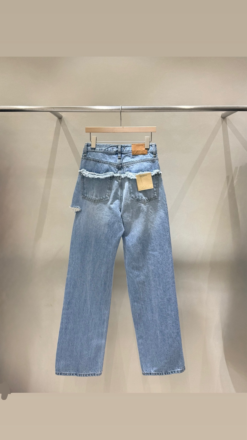 LAVIEU韓國東大門代購女士新品休閑時尚人氣熱賣職業牛仔褲LAVIEU牛仔褲