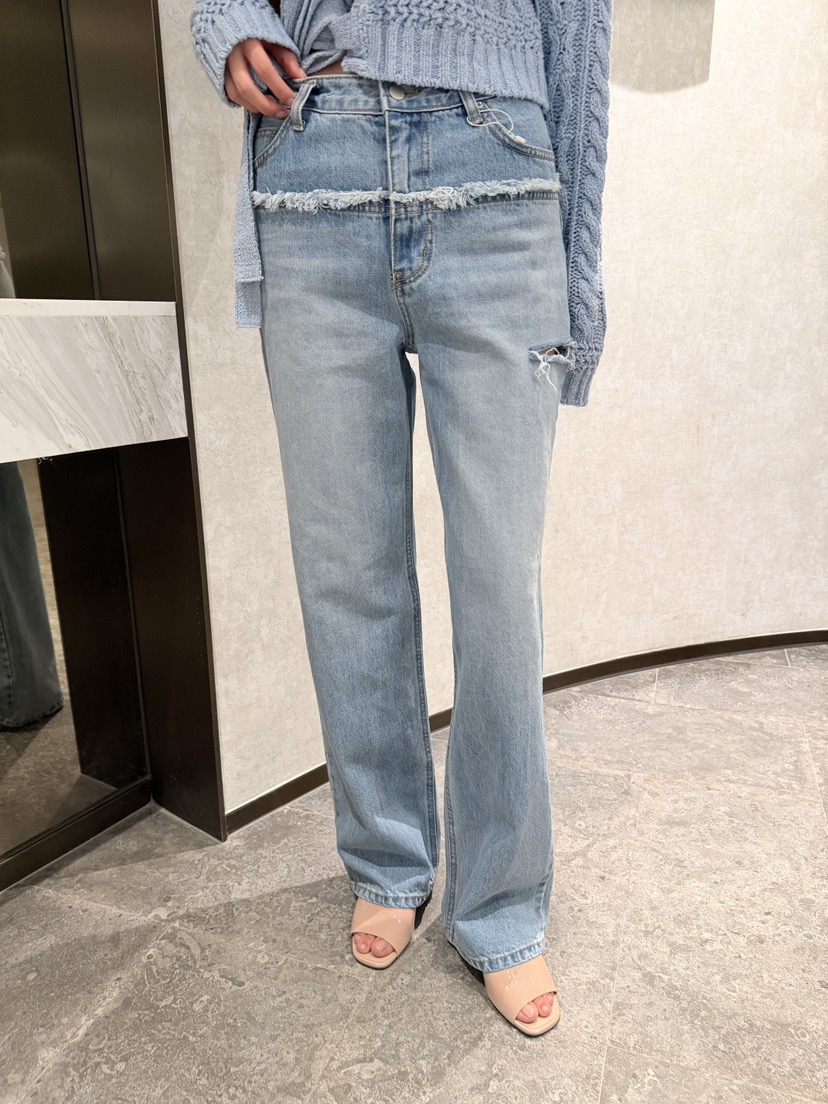 LAVIEU韓國東大門代購女士新品休閑時尚人氣熱賣職業牛仔褲LAVIEU牛仔褲