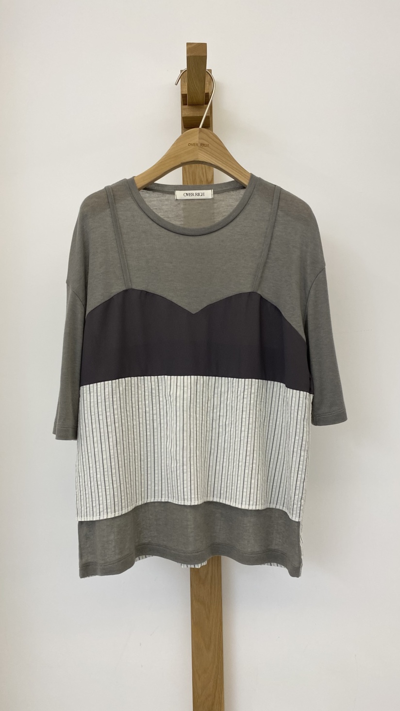 OVER RICH韓國代購女士新款26春夏推薦職業人氣熱賣時尚T恤OVER RICHT恤圖色3