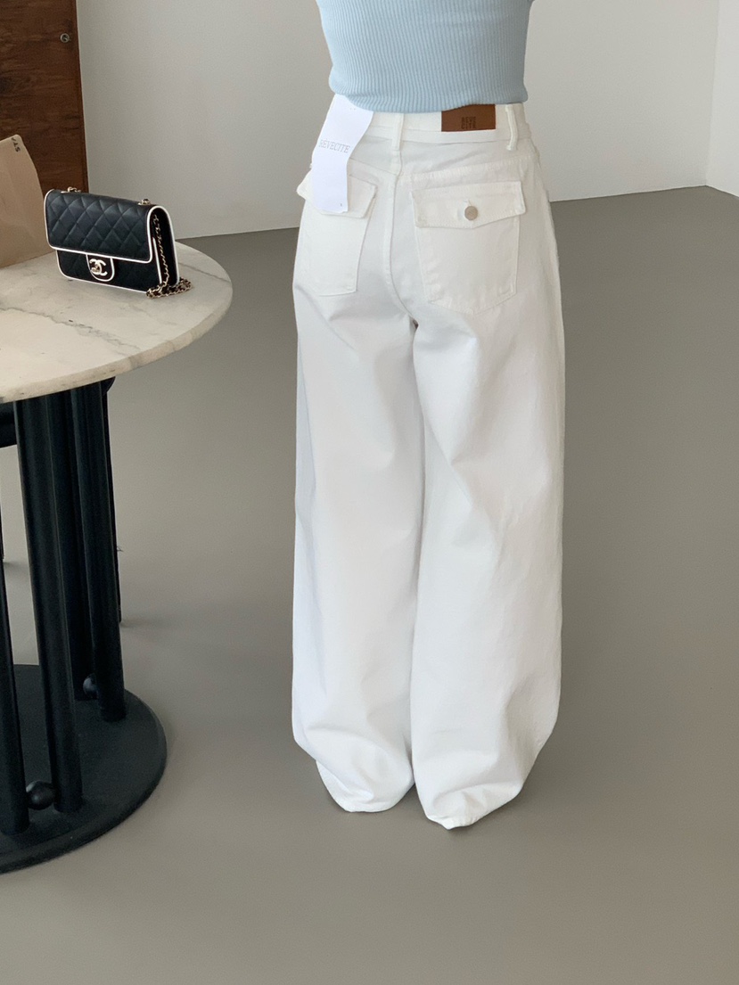 REVE CITE-L韓國東大門直郵女士新品人氣職業牛仔褲含腰繩REVE CITE-L牛仔褲