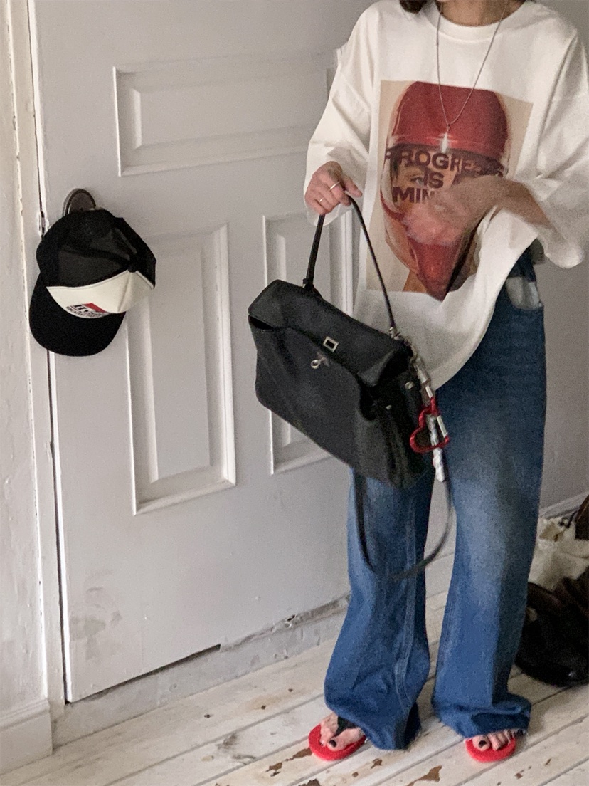 OURWAVE/OUR ROOM韓國代購女士新品職業推薦熱賣牛仔褲Our Wave/Our Room牛仔褲