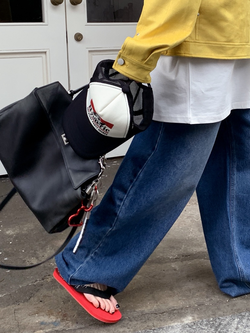 OURWAVE/OUR ROOM韓國代購女士新品職業推薦熱賣牛仔褲Our Wave/Our Room牛仔褲