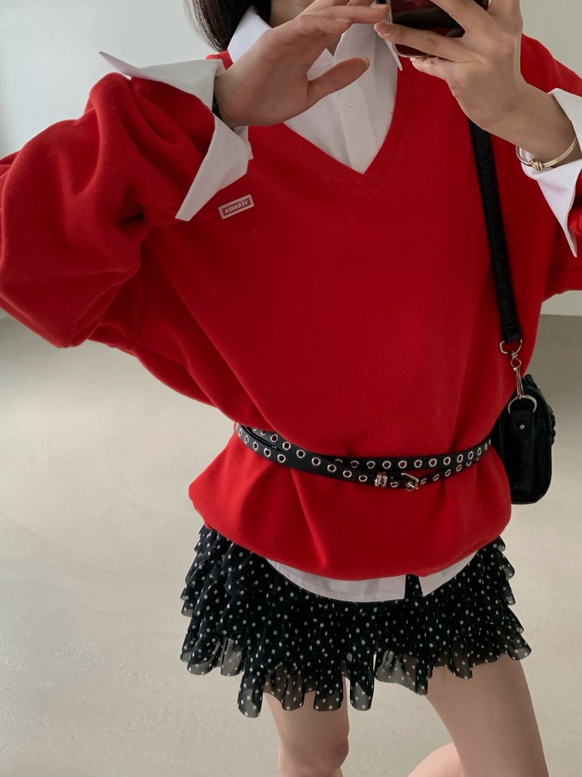 VERANDA韓國東大門直郵女士新款26春夏休閑熱賣人氣推薦衛衣VERANDA衛衣