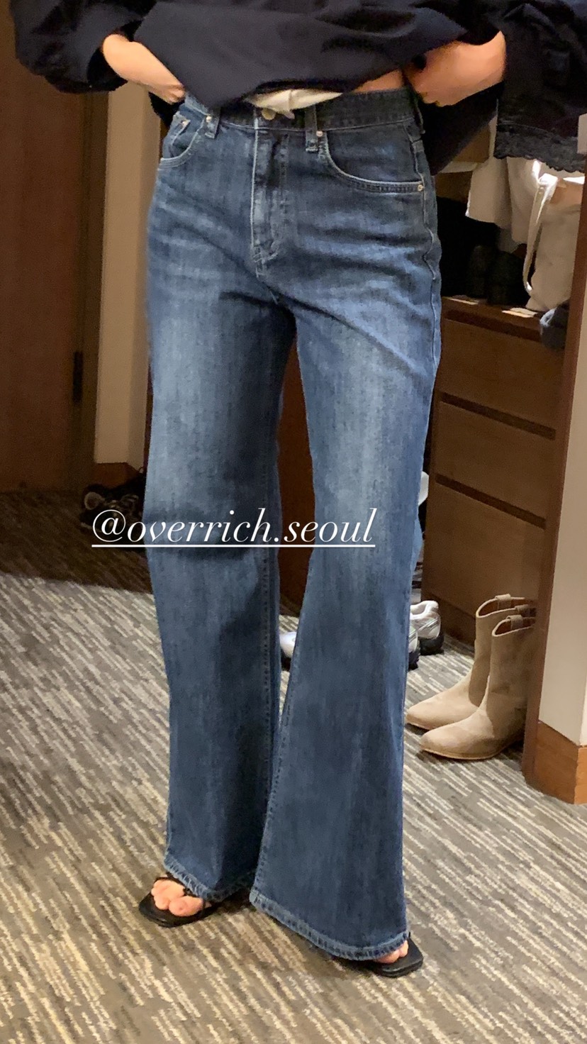OVER RICH韓國東大門直郵女裝新款26春夏推薦休閑牛仔褲OVER RICH牛仔褲