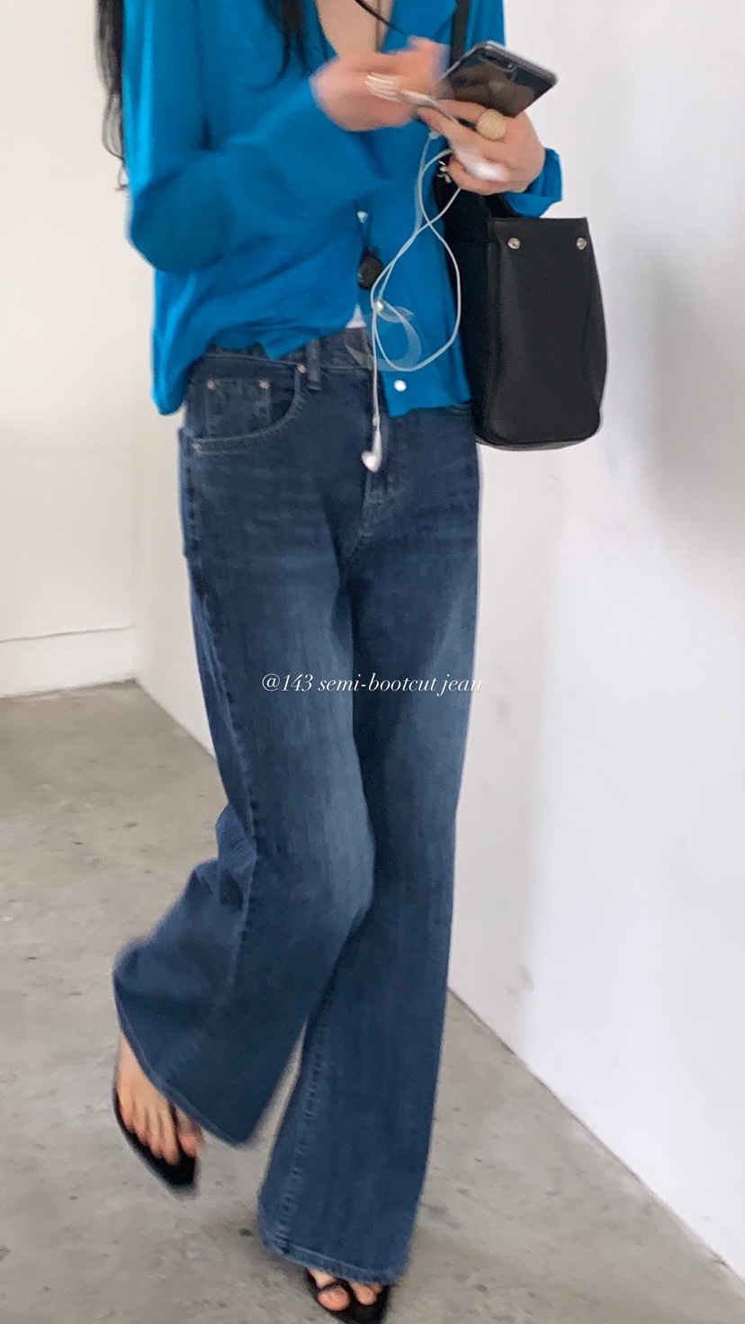 OVER RICH韓國東大門直郵女裝新款26春夏推薦休閑牛仔褲OVER RICH牛仔褲