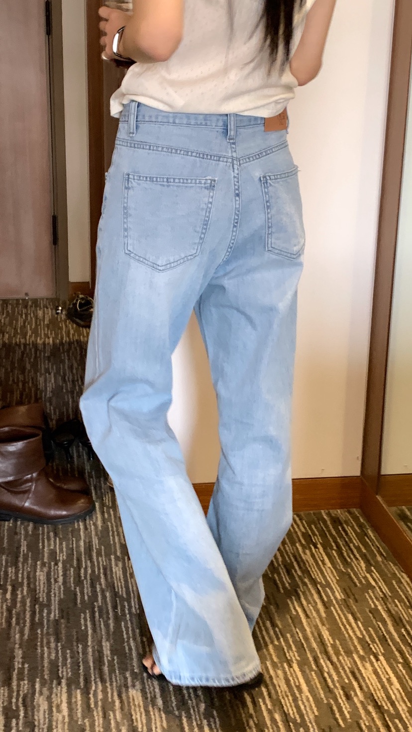 OVER RICH韓國東大門直郵女裝新款26春夏推薦休閑牛仔褲OVER RICH牛仔褲