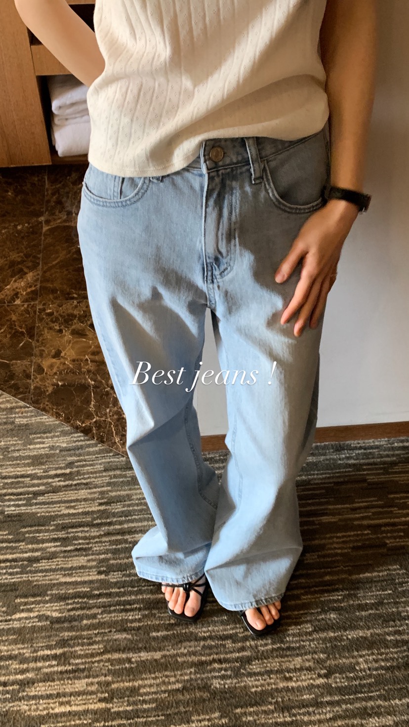 OVER RICH韓國東大門直郵女裝新款26春夏推薦休閑牛仔褲OVER RICH牛仔褲