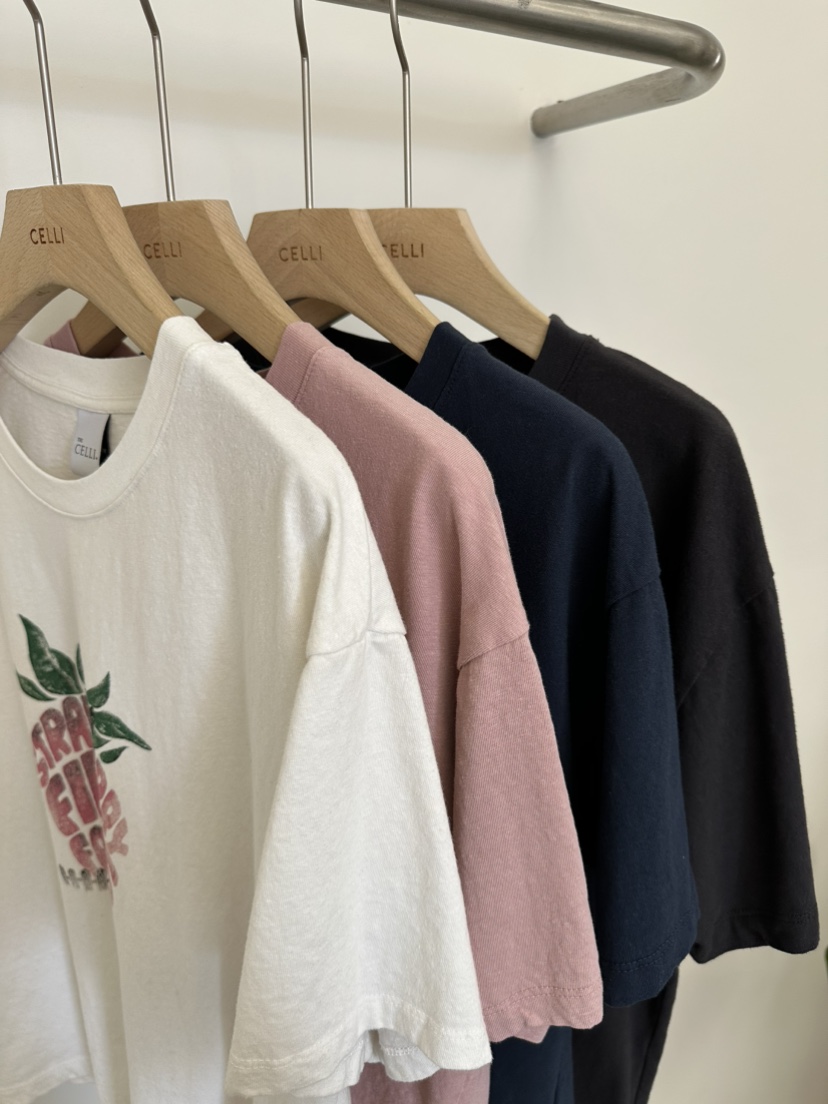 CELLI韓國東大門直郵女裝新品時尚推薦休閑熱賣26春夏T恤CELLIT恤