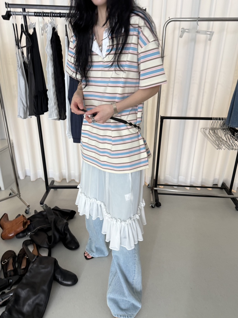 MINIMUZE韓國直郵實拍女裝新品熱賣休閑推薦26春夏時尚T恤MINIMUZET恤