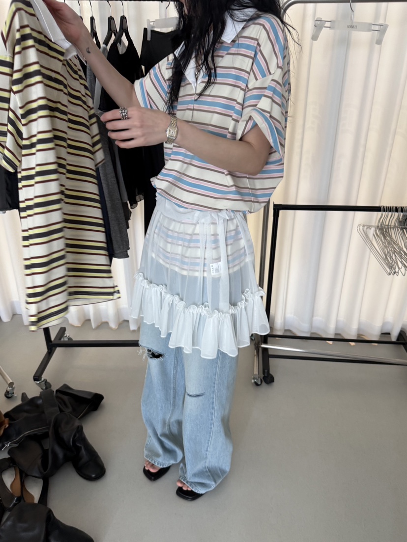 MINIMUZE韓國直郵實拍女裝新品熱賣休閑推薦26春夏時尚T恤MINIMUZET恤