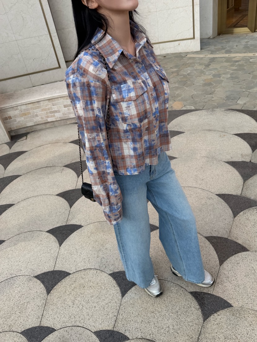 LAVIEU韓國直郵實拍女士新款時尚休閑職業推薦襯衫蕾絲衫LAVIEU襯衫/蕾絲衫