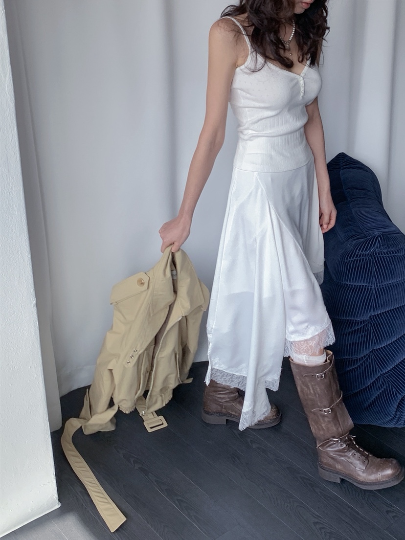 VERANDA韓國代購女裝新品人氣休閑熱賣時尚半身裙中短裙蕾絲VERANDA半身裙/中短裙