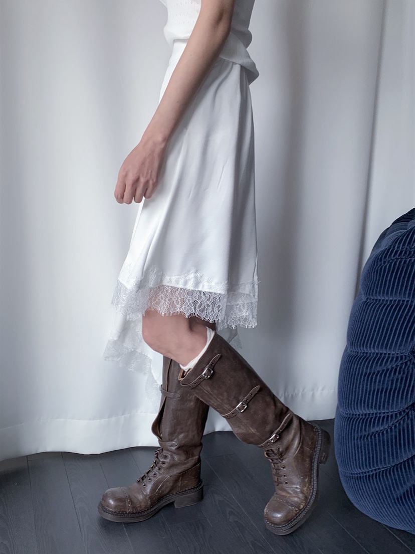 VERANDA韓國代購女裝新品人氣休閑熱賣時尚半身裙中短裙蕾絲VERANDA半身裙/中短裙