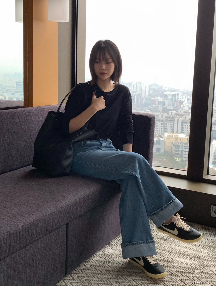 COURGETTE韓國直郵實拍女士新品人氣熱賣推薦26春夏長袖T恤COURGETTE長袖T恤