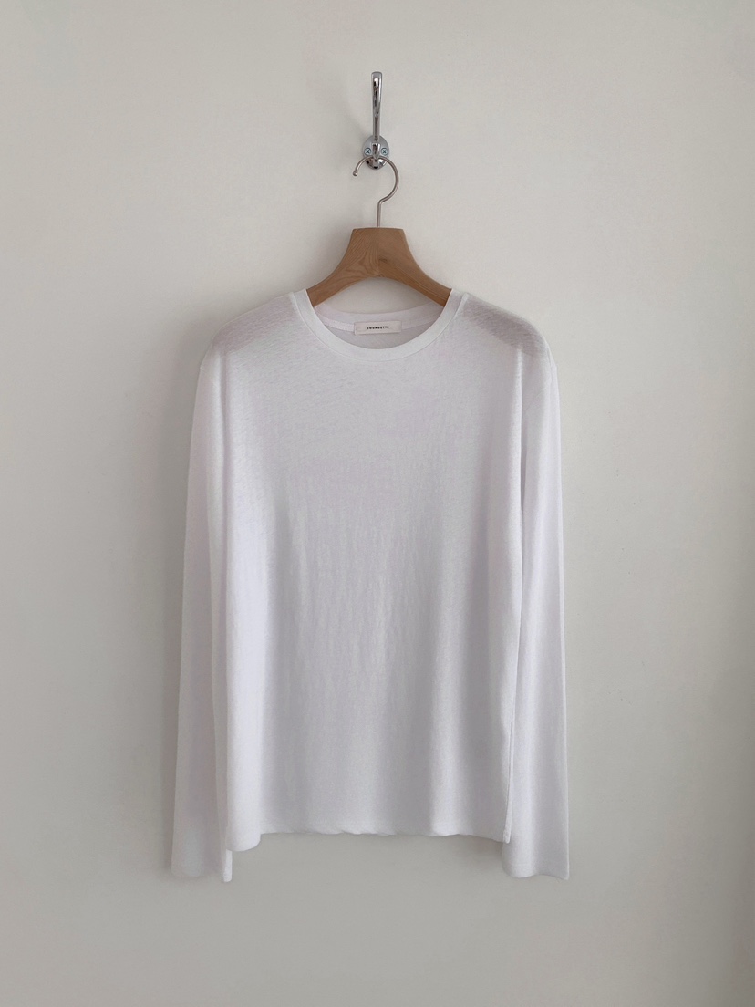 COURGETTE韓國直郵實拍女士新品人氣熱賣推薦26春夏長袖T恤COURGETTE長袖T恤圖色1