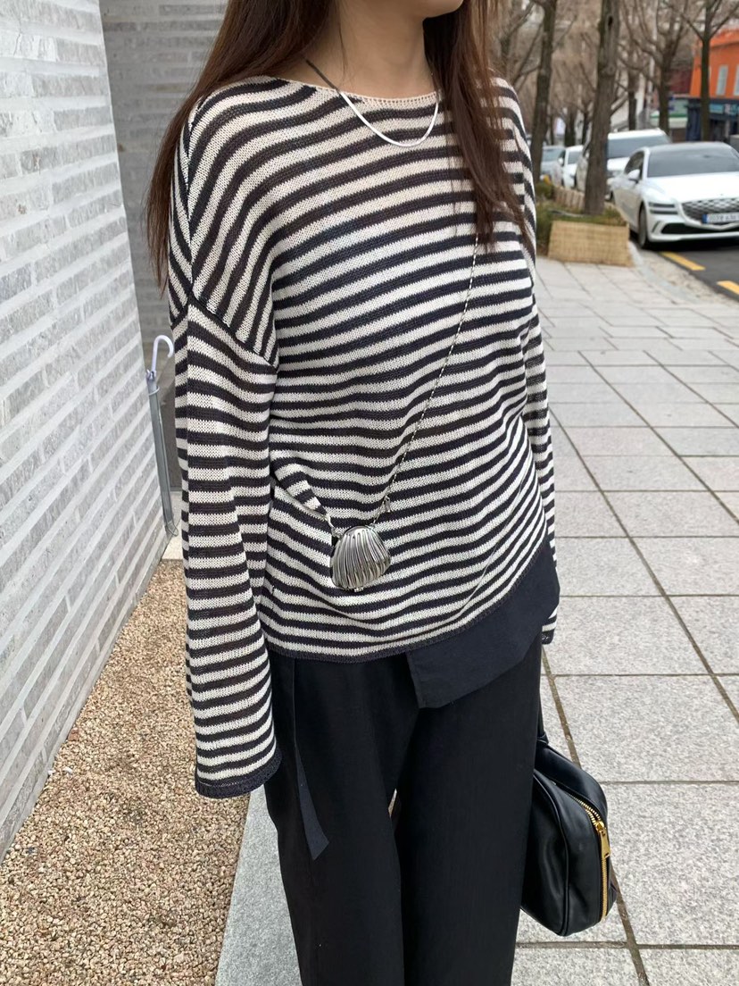 MUSHROOM EFFECT韓國東大門直郵女裝新款人氣針織衫短款針織MUSHROOM EFFECT針織衫