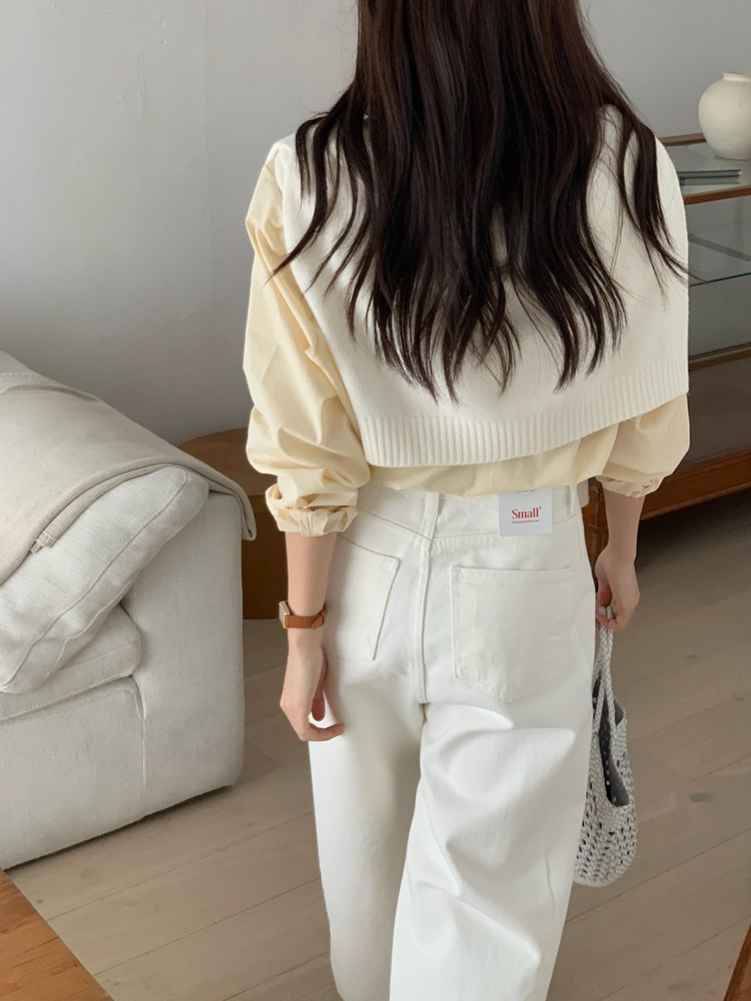 NOTHING韓國直郵女士新品熱賣推薦職業休閑26春夏時尚牛仔褲NOTHING牛仔褲