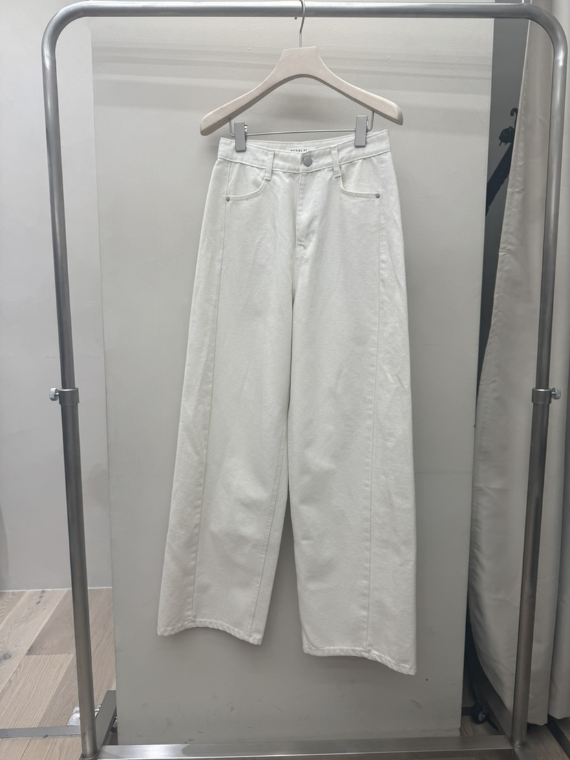 NOTHING韓國直郵女士新品熱賣推薦職業休閑26春夏時尚牛仔褲NOTHING牛仔褲圖色2