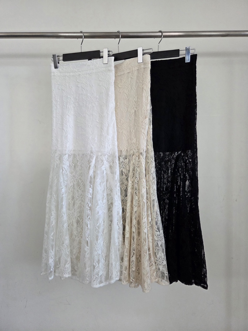 VERANDA韓國直郵女士新品時尚休閑熱賣推薦人氣26春夏長裙蕾絲VERANDA長裙