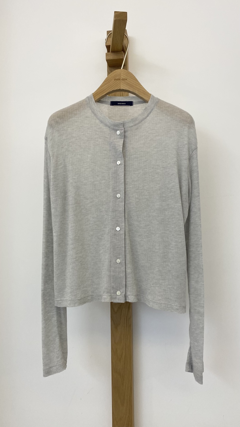 OVER RICH韓國東大門直郵女裝新款推薦26春夏長袖T恤開衫OVER RICH長袖T恤圖色3