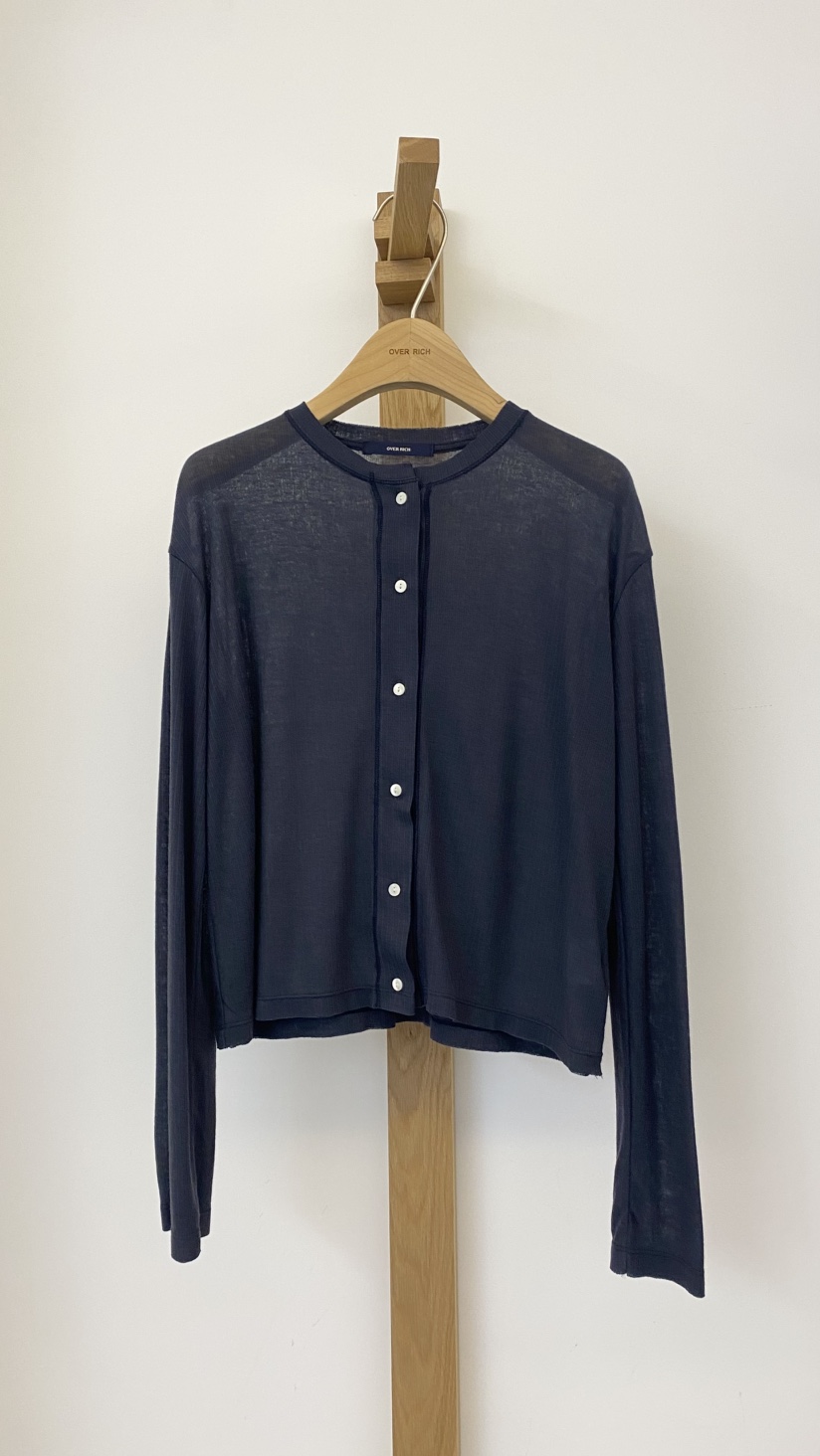 OVER RICH韓國東大門直郵女裝新款推薦26春夏長袖T恤開衫OVER RICH長袖T恤圖色8