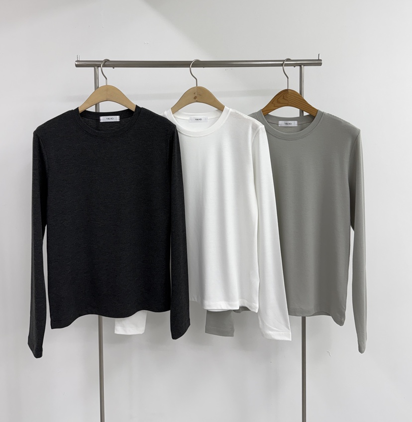 YIKHO STYLE韓國東大門直郵女士新品人氣熱賣26春夏長袖T恤YIKHO STYLE長袖T恤