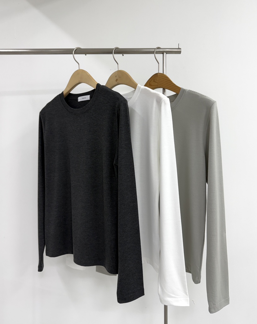 YIKHO STYLE韓國東大門直郵女士新品人氣熱賣26春夏長袖T恤YIKHO STYLE長袖T恤