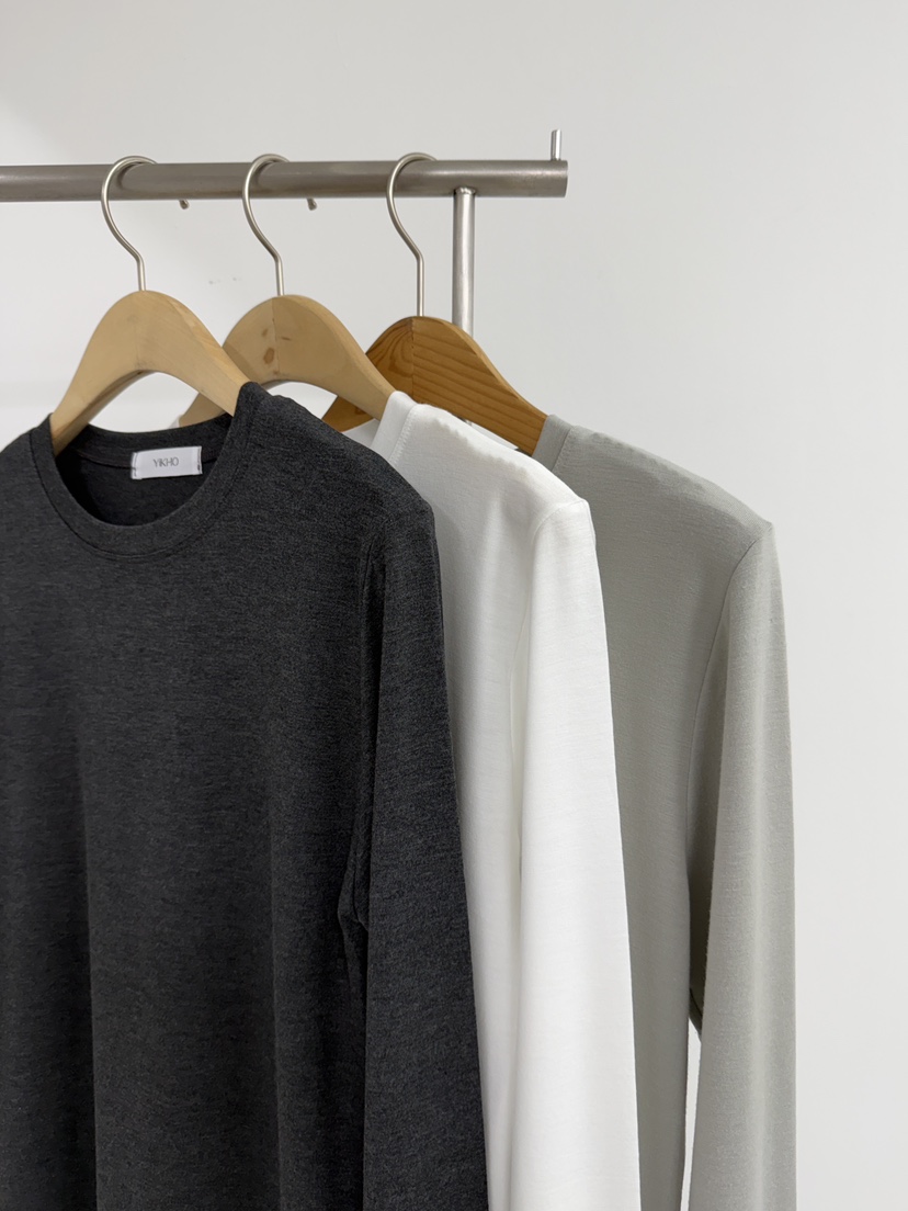 YIKHO STYLE韓國東大門直郵女士新品人氣熱賣26春夏長袖T恤YIKHO STYLE長袖T恤