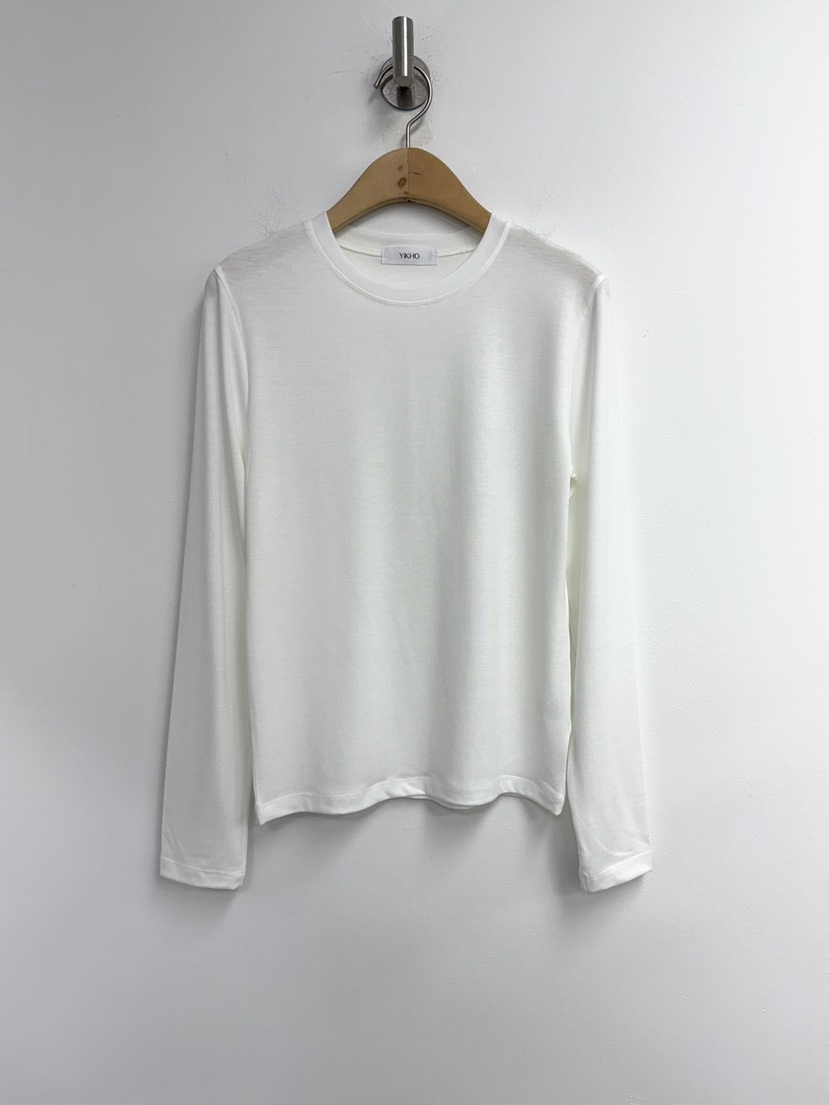 YIKHO STYLE韓國東大門直郵女士新品人氣熱賣26春夏長袖T恤YIKHO STYLE長袖T恤圖色1