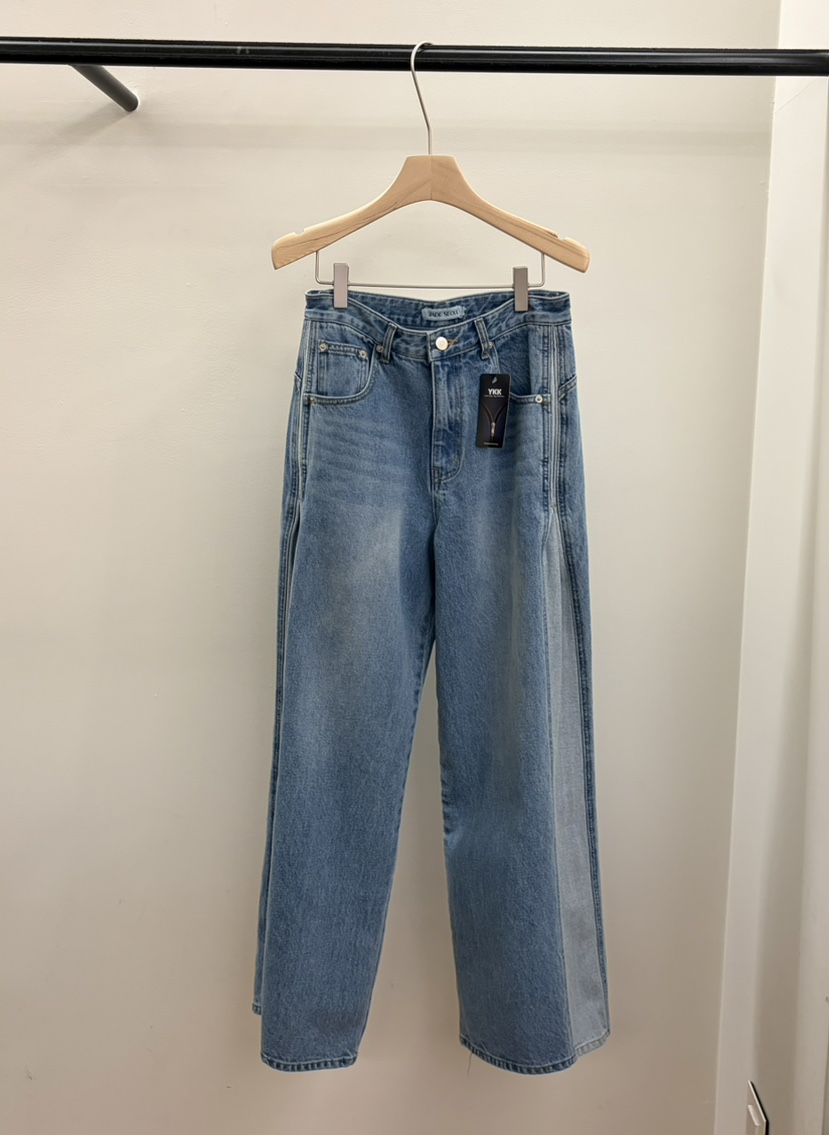 JADEMARKET韓國東大門代購女士新品推薦26春夏熱賣牛仔褲JADE MARKET牛仔褲圖色1