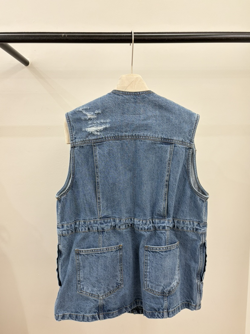 JADEMARKET韓國代購女裝新款人氣時尚熱賣職業26春夏馬甲口袋JADE MARKET馬甲