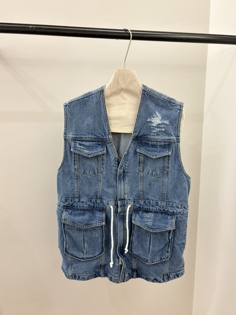 JADEMARKET韓國代購女裝新款人氣時尚熱賣職業26春夏馬甲口袋JADE MARKET馬甲圖色1