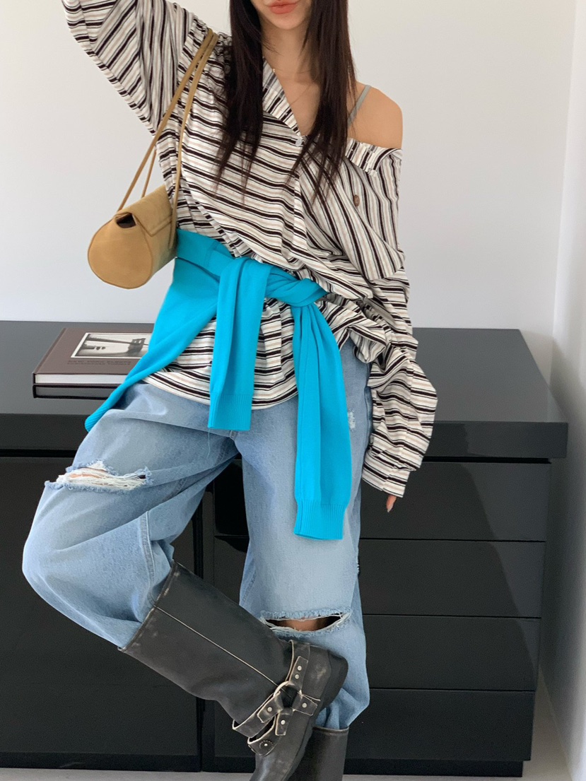 REVE CITE-L韓國東大門代購女裝新款推薦熱賣26春夏長袖T恤REVE CITE-L長袖T恤