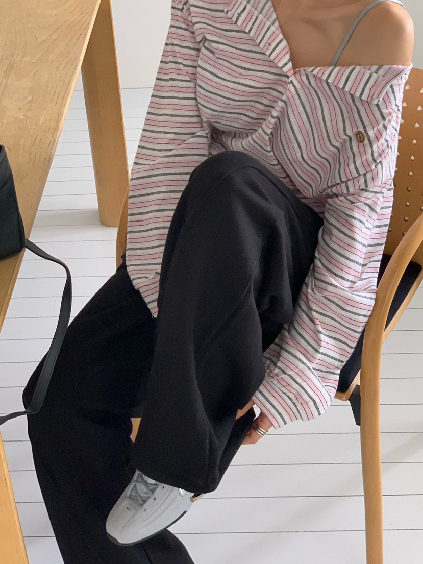 REVE CITE-L韓國東大門代購女裝新款推薦熱賣26春夏長袖T恤REVE CITE-L長袖T恤