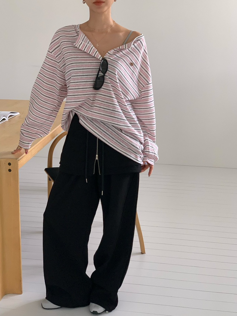 REVE CITE-L韓國東大門代購女裝新款推薦熱賣26春夏長袖T恤REVE CITE-L長袖T恤