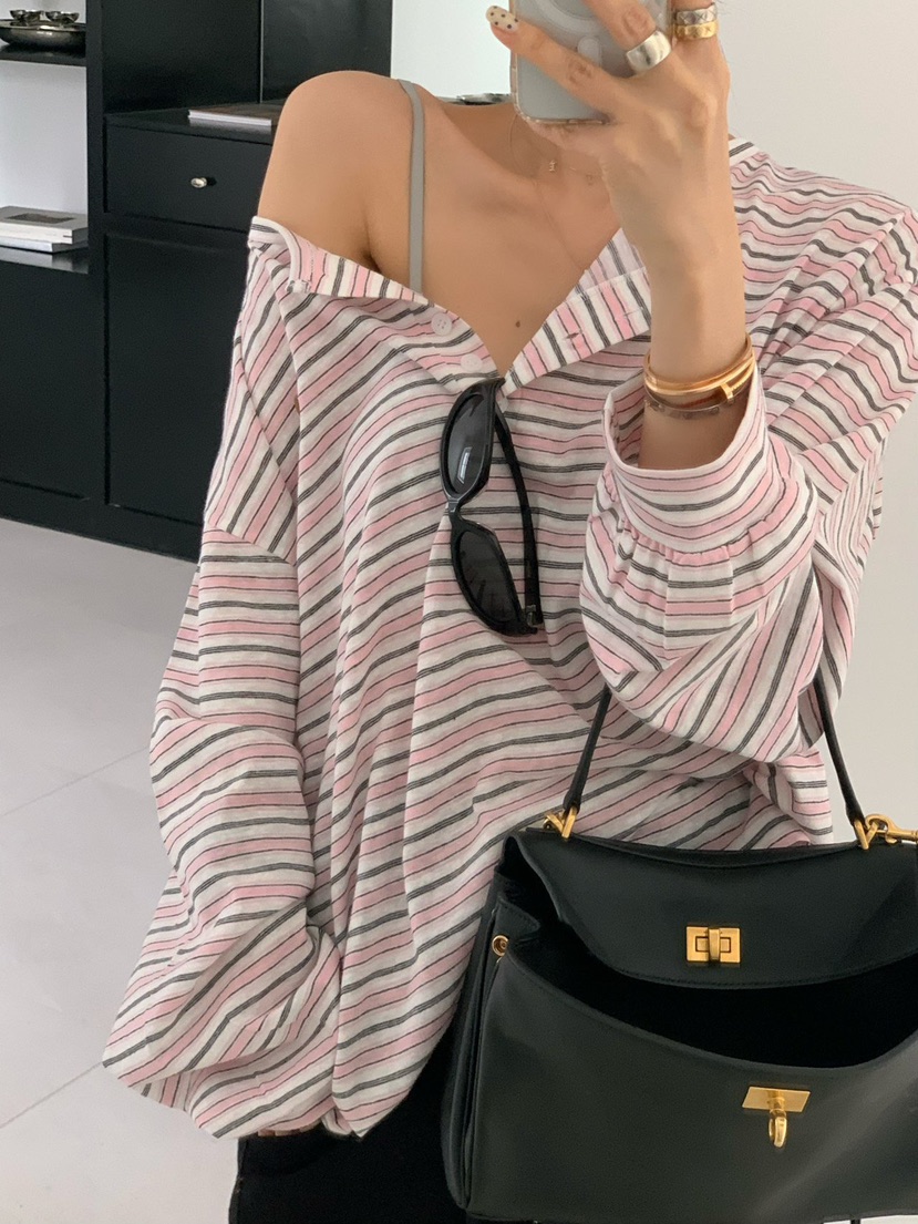 REVE CITE-L韓國東大門代購女裝新款推薦熱賣26春夏長袖T恤REVE CITE-L長袖T恤